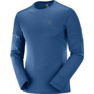 Salomon AGILE LS TEE kék XL - Férfi póló