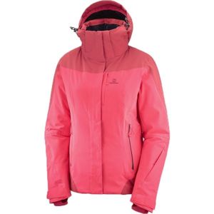 Salomon ICEROCKET JKT W Női sídzseki, rózsaszín, méret XL