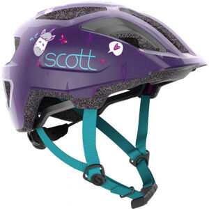 Scott SPUNTO KID Gyerek kerékpáros bukósisak, lila, méret (46 - 53)