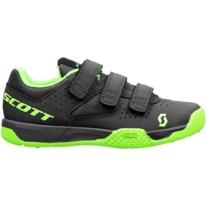Scott MTB AR KIDS STRAP Gyerek kerékpáros cipő, fekete, méret 35