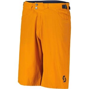 Scott TRAIL FLOW W/PAD Férfi kerékpáros rövidnadrág, narancssárga, méret XL
