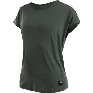 Sensor MERINO AIR Női póló, sötétzöld, méret
