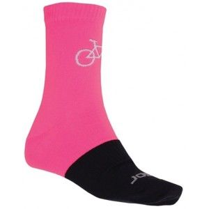 Sensor TOUR MERINO WOOL Merinó zokni, rózsaszín, méret 9-11