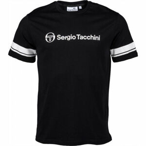 Sergio Tacchini ABELIA Férfi póló, fekete, méret M