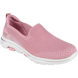Skechers GO WALK 5 PRIZED rózsaszín 38.5 - Női slip-on tornacipő