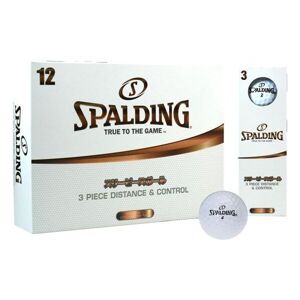 Spalding SPIN 3 pc (12 pcs) Golflabda szett, fehér, méret os
