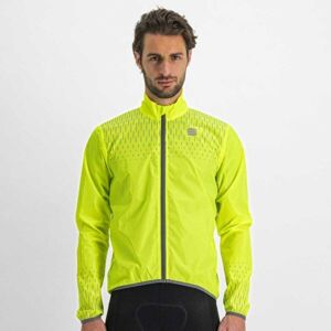 Sportful REFLEX JACKET Férfi kerékpáros kabát, sárga, méret