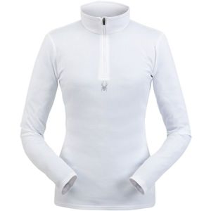 Spyder TEMPTING ZIP T-NECK fehér XL - Női pulóver
