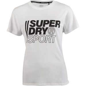 Superdry CORE SPORT GRAPHIC TEE Férfi póló, fehér, méret 10