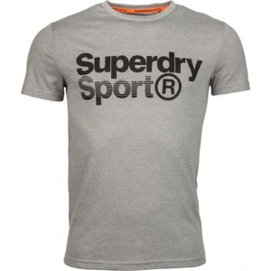 Superdry CORE SPORT GRAPHIC TEE szürke XL - Férfi póló