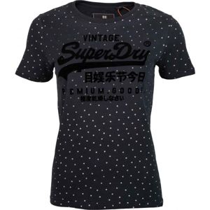 Superdry NAVY SHIMMER sötétszürke 8 - Női póló