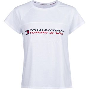Tommy Hilfiger BLOCKED TEE LOGO fehér M - Női póló