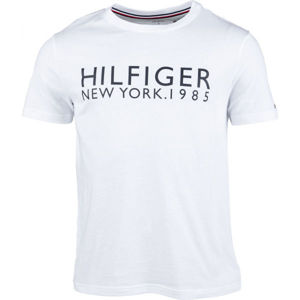 Tommy Hilfiger CN SS TEE LOGO fehér XL - Férfi póló