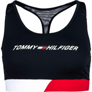 Tommy Hilfiger MID INTENSITY CB RACER BRA Női sportmelltartó, sötétkék, méret S