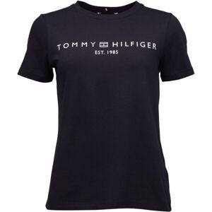 Tommy Hilfiger LOGO CREW NECK Női póló, sötétkék, méret