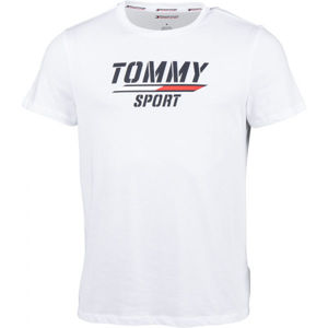 Tommy Hilfiger PRINTED TEE Férfi póló, fehér, méret S