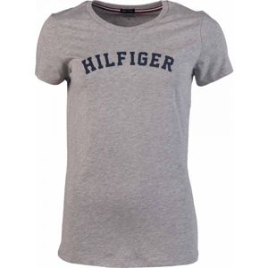 Tommy Hilfiger SS TEE PRINT szürke M - Női póló