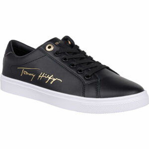 Tommy Hilfiger SIGNATURE CUPSOLE SNEAKER Női szabadidőcipő, fekete, méret 39