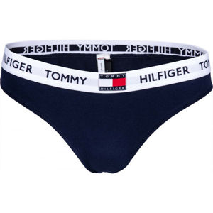 Tommy Hilfiger THONG sötétkék XS - Női tanga alsó