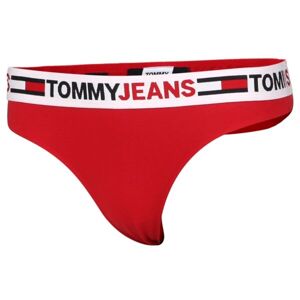 Tommy Hilfiger TOMMY JEANS ID-THONG Női tanga alsó, piros, méret L