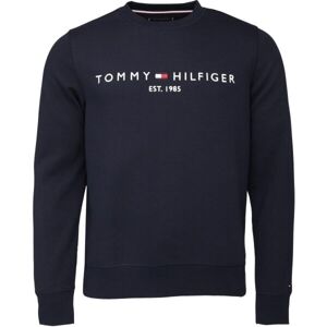 Tommy Hilfiger TOMMY LOGO SWEATSHIRT Férfi pulóver, sötétkék, méret