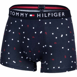 Tommy Hilfiger TRUNK PRINT Férfi boxeralsó, sötétkék, méret S