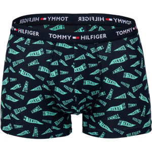 Tommy Hilfiger TRUNK PRINT Férfi bokszeralsó, sötétkék, méret XL