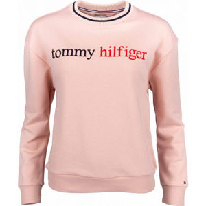 Tommy Hilfiger TRACK TOP LWK világos rózsaszín M - Női pulóver