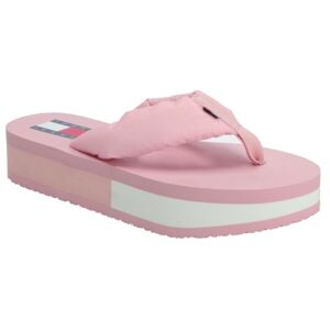 Tommy Hilfiger WEBBING MID BEACH SNDL NW STRP Női flip-flop papucs, rózsaszín, méret 40