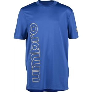 Umbro VERTICAL POLY TEE kék M - Gyerek sportos póló