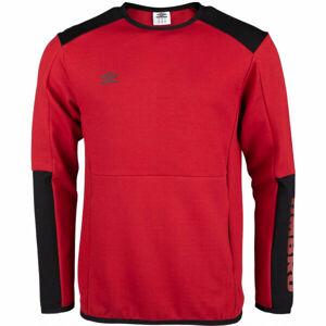 Umbro UTILITY CLR BLOCK SWEAT Férfi pulóver, piros, méret XL