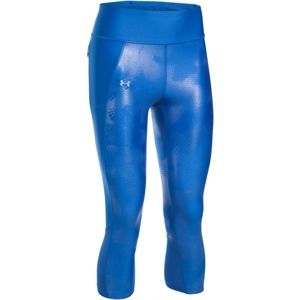 Under Armour FLY BY PRINTED CAPRI kék XL - Női kompressziós leggings