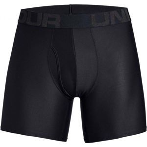 Under Armour TECH 6IN 2 PACK fekete M - Férfi boxeralsó