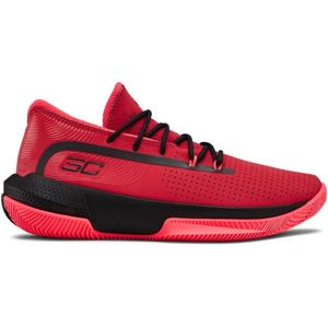 Under Armour GS SC 3ZER0 III piros 6 - Gyerek kosárlabda cipő
