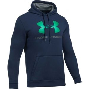 Under Armour RIVAL FITTED GRAPHIC HOODIE - Férfi pulóver