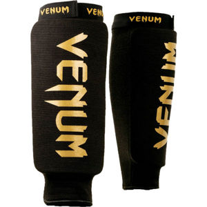 Venum KONTACT SHIN GUARDS Sípcsontvédő, fekete, méret XL