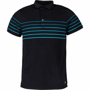 Willard ARSEN Férfi galléros póló, fekete,kék, méret