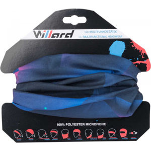 Willard SKY Multifunkcionális kendő, fekete,sötétkék,kék, méret