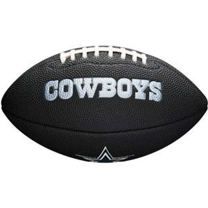 Wilson MINI NFL TEAM SOFT TOUCH FB BL DL Mini labda amerikai futballhoz, fekete, méret os