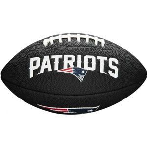 Wilson MINI NFL TEAM SOFT TOUCH FB BL NE Mini labda amerikai futballhoz, fekete, veľkosť os