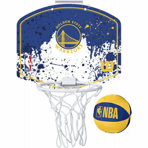 Wilson NBA MINI HOOP WARRIORS Mini kosárlabda palánk, kék, veľkosť os