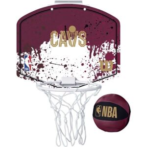 Wilson NBA TEAM MINI HOOP CLE CAVS Mini kosárlabda palánk, bordó, méret os