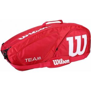 Wilson TEAM II 6PK BAG piros  - Tenisztáska