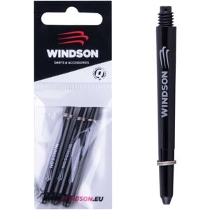 Windson NYLON SHAFT MEDIUM 3 KS Nejlon darts szár készlet, fekete, méret