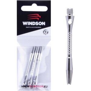 Windson ALU SHAFT SHORT 3 KS Alumínium darts szár készlet, ezüst, méret