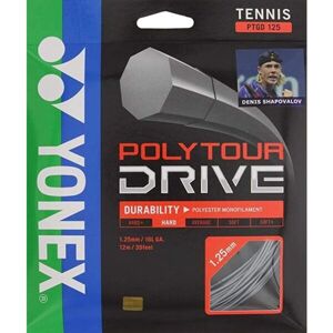 Yonex POLY TOUR DRIVE 125 Teniszhúr, ezüst, méret